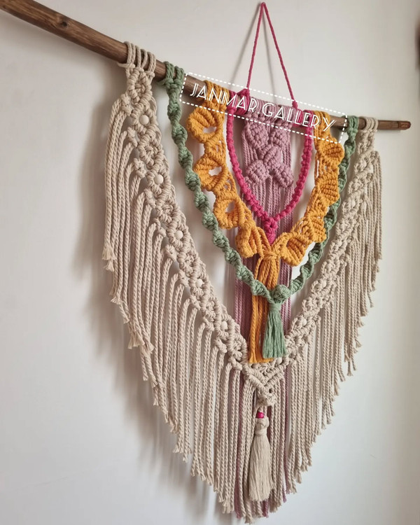 خرید آنلاین دیوارکوب مکرومه از تهران