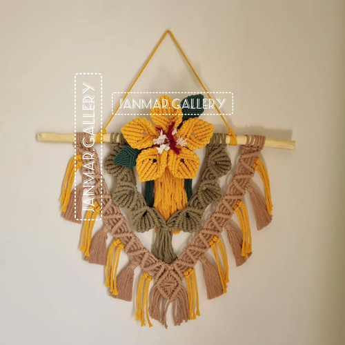 دیوارکوب مکرومه