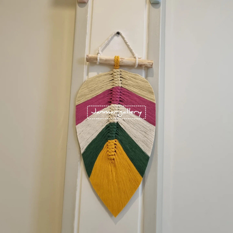 دیوار آویز مکرومه