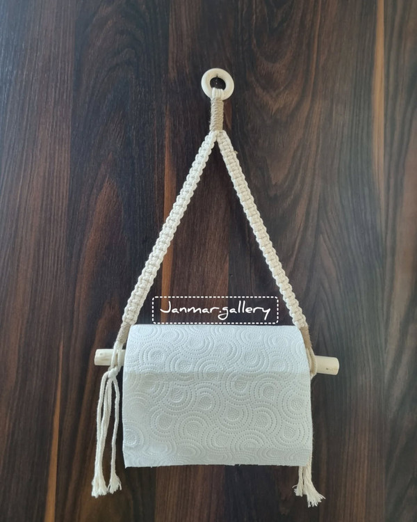 جادستمال رولی مکرومه