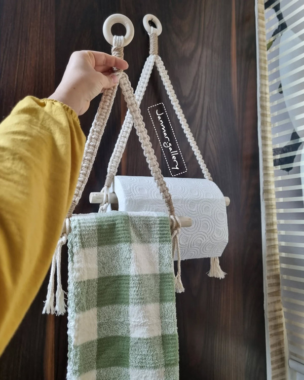 آویز حوله دستساز