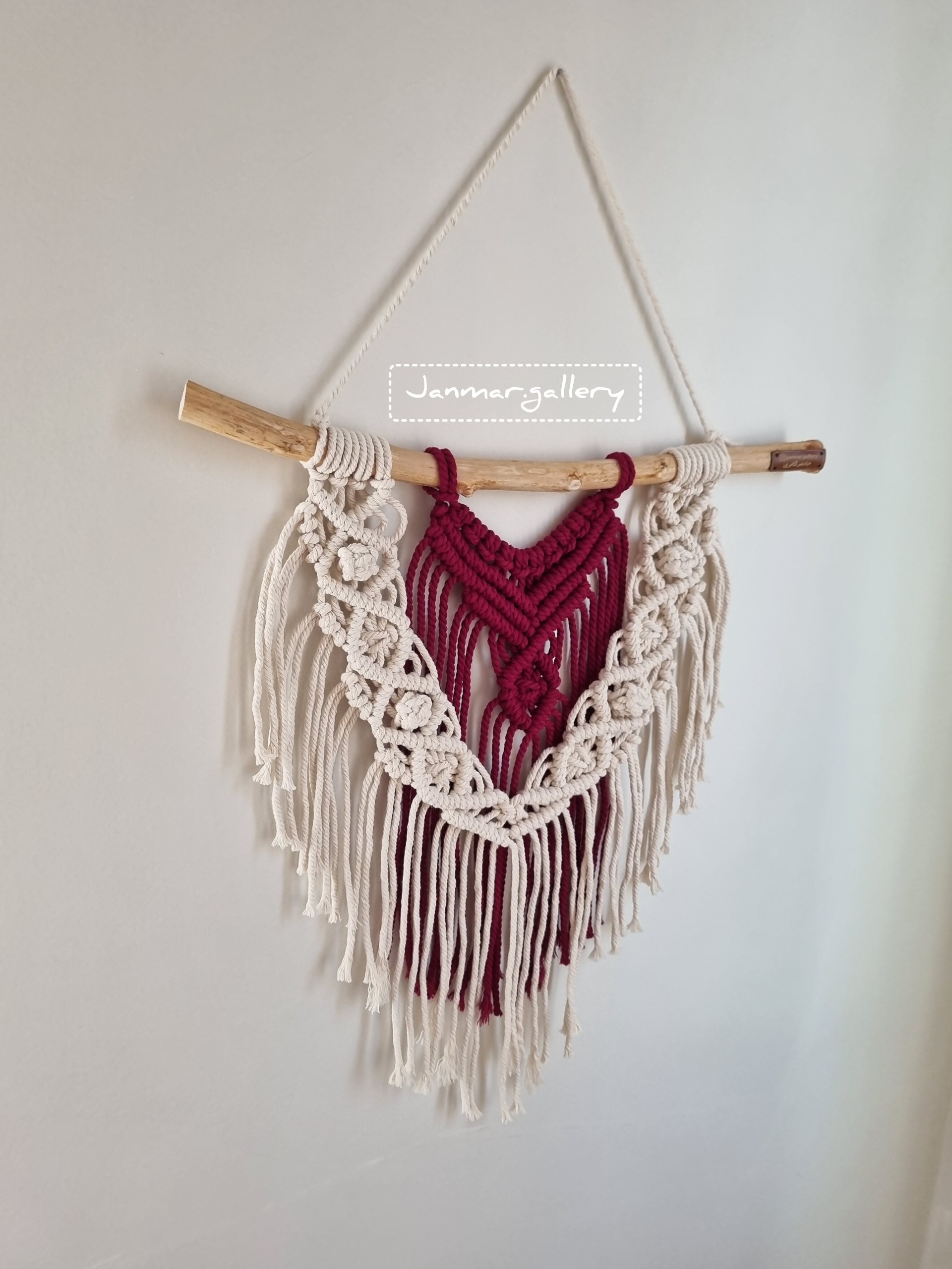 دیوارکوب مکرومه