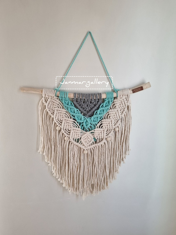 دیوارکوب مکرومه