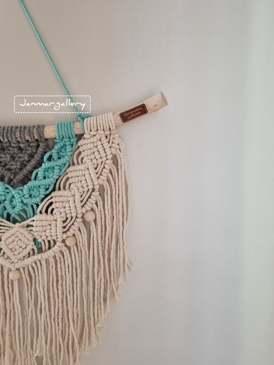 دیوارآویز مکرومه