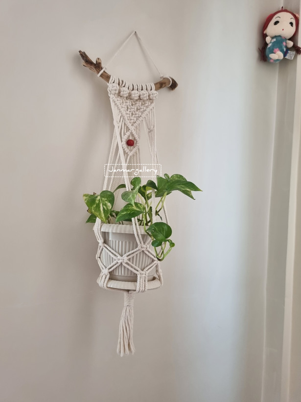 آویز گلدون مکرومه