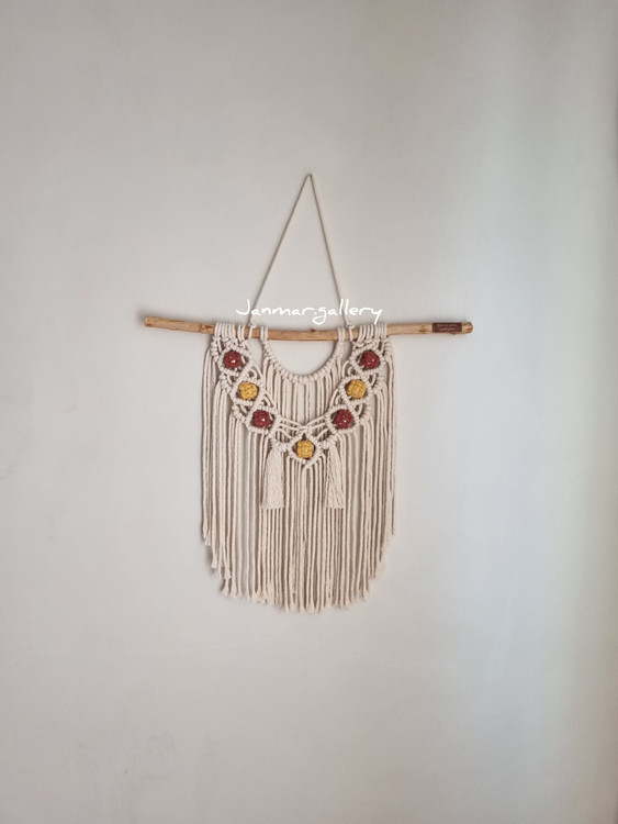 دیوارآویز مکرومه