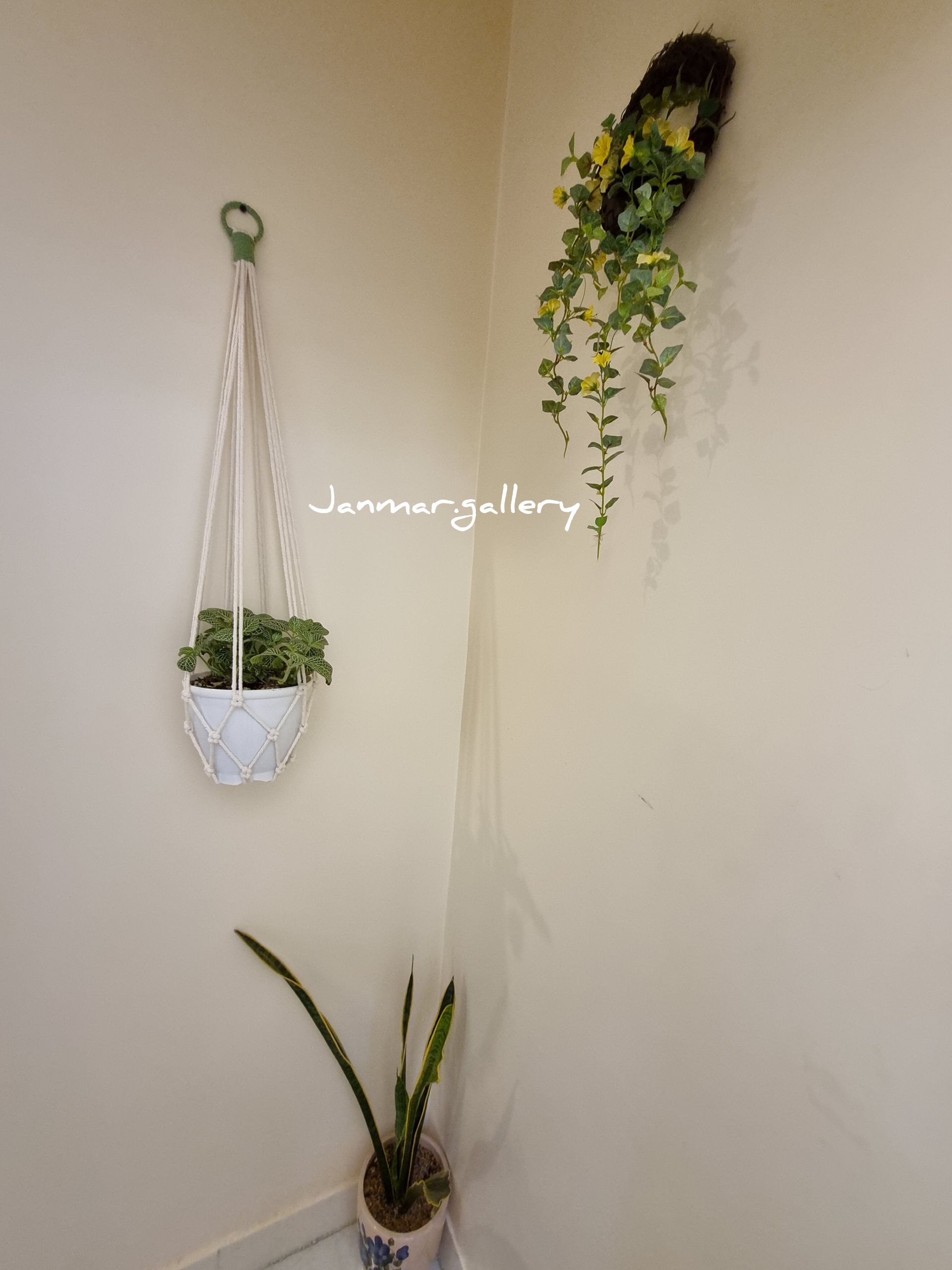 آویز گلدان مکرومه