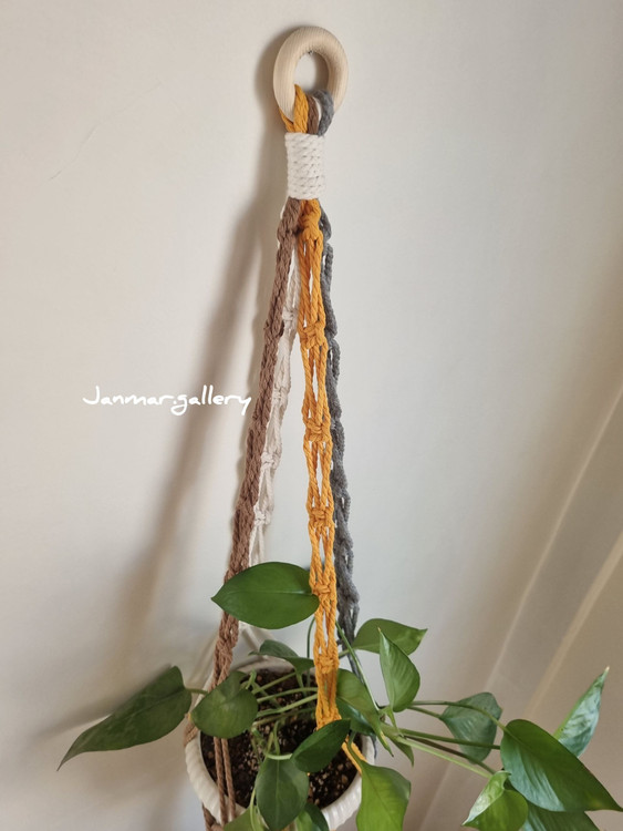 آویز گلدون مکرومه