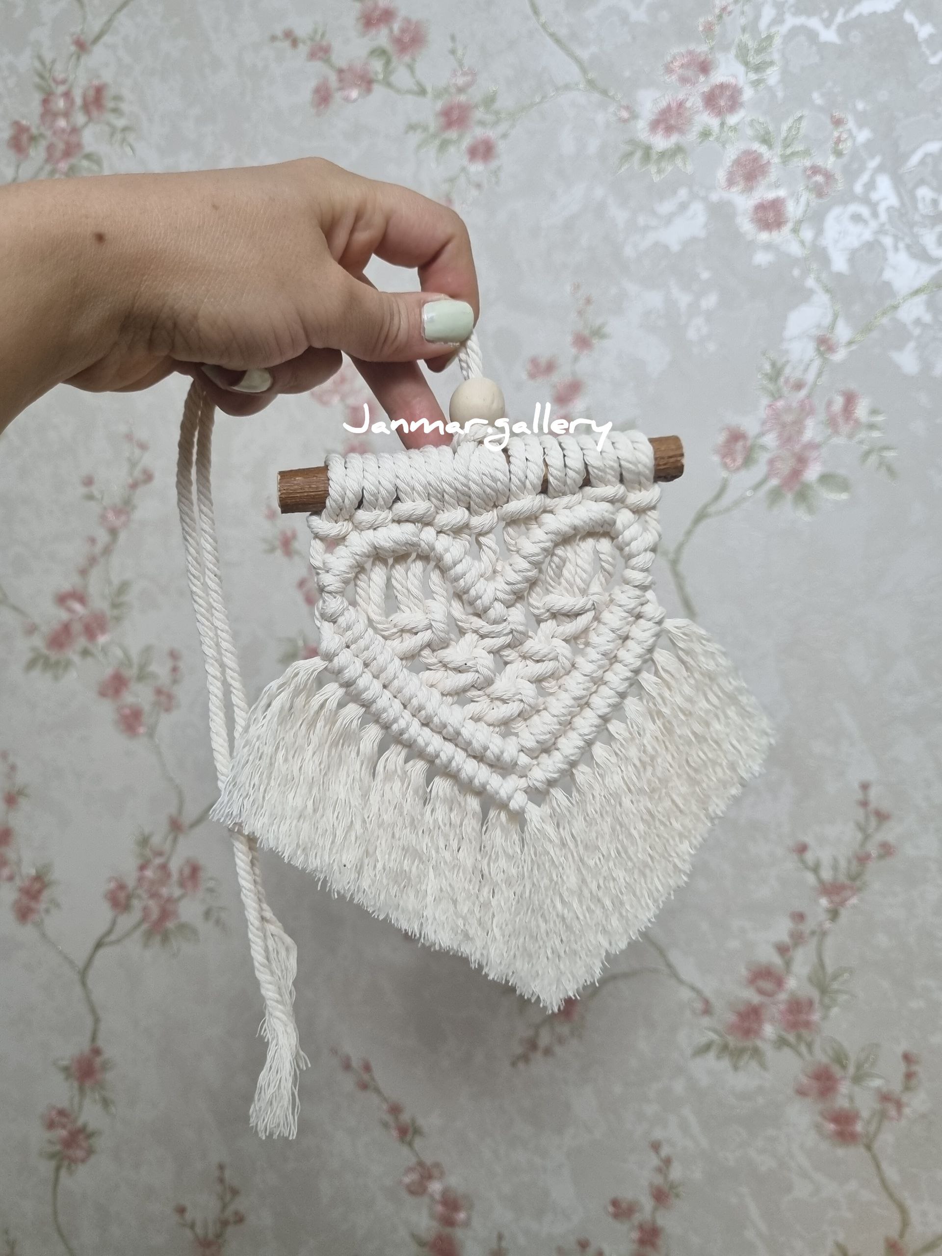 مینی دیوارکوب مکرومه