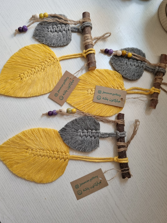 آویز دیواری مکرومه