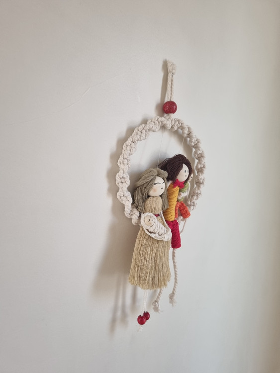 دیوارکوب فانتزی مکرومه