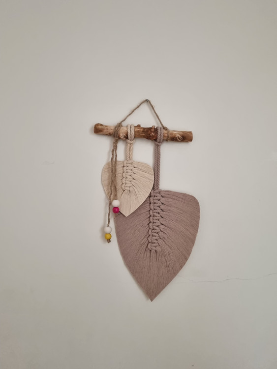 تابلو برگ مکرومه