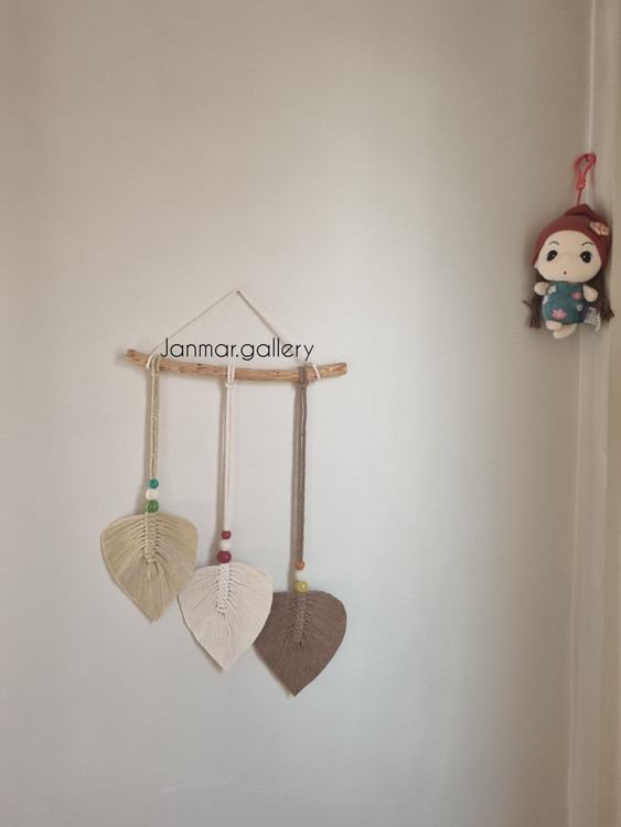 تابلو برگ مکرومه